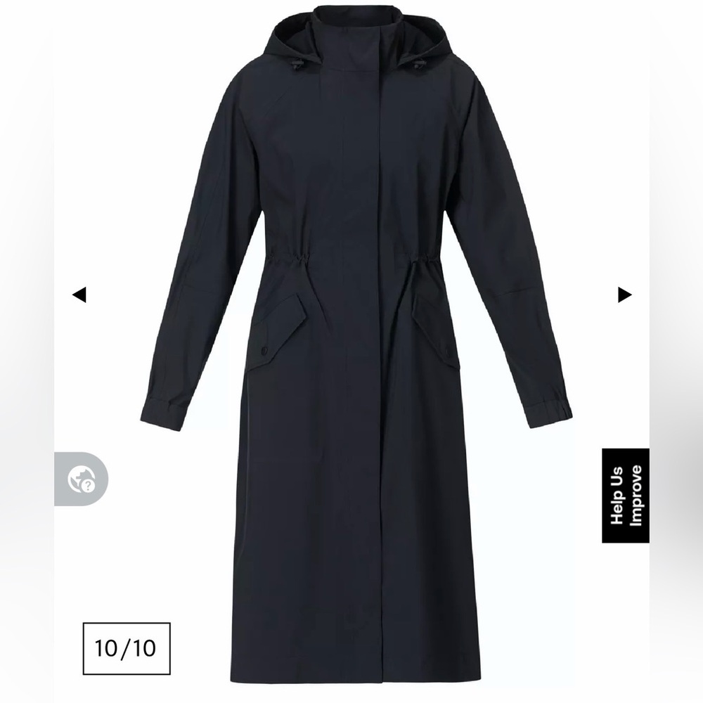 Sweaty Betty Motion Waterproof Longline Parka - Picture 2 of 7